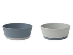 Liewood blue mix bowls Clarke silicone (2-pack)